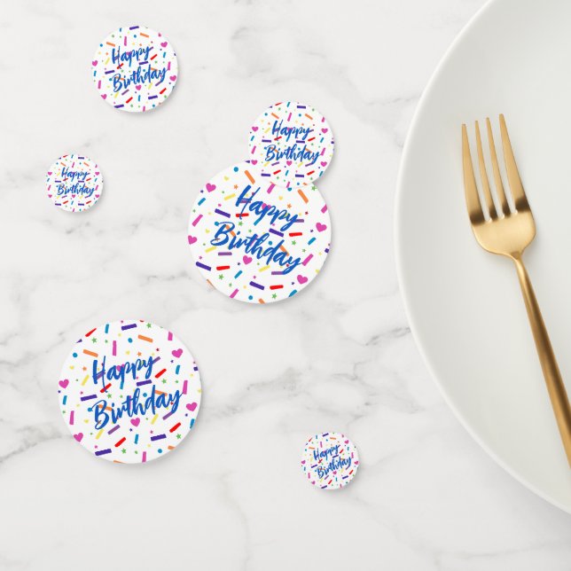 Sweet Sprinkle Geburtstagsparty Thema Konfetti (Gruppe)