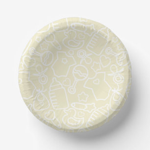 Sweet Sprinkles Gelb Pappteller