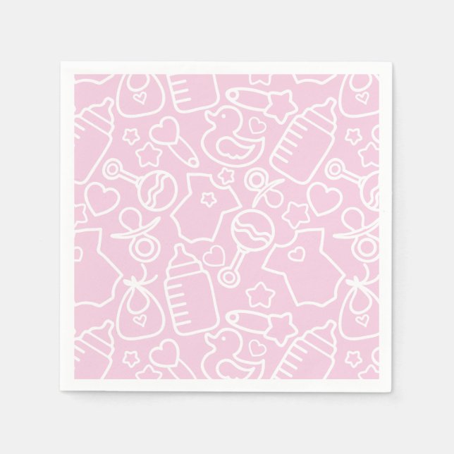 Sweet Sprinkles Pink Serviette (Vorderseite)