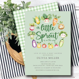 Sweet Sprout Baby Dusche Einladung
