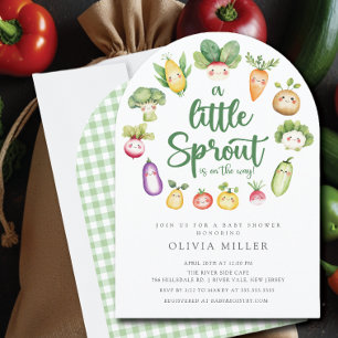 Sweet Sprout Baby Dusche Einladung
