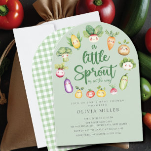 Sweet Sprout Baby Dusche Einladung