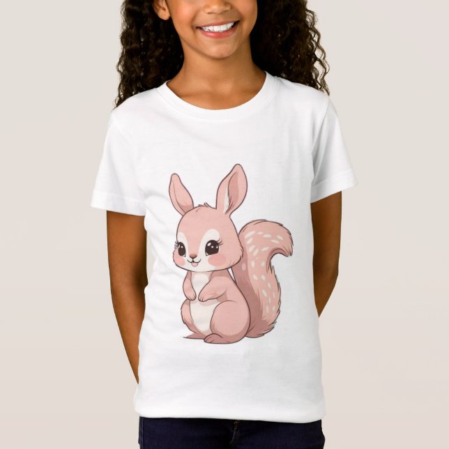 Sweet Squirrel Süsse - Kawaii Forest Friend T-Shirt (Vorderseite)