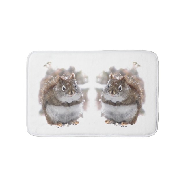 Sweet Squirrels Animal Bath Matts Badematte (Vorderseite)