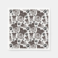 Sweet Standard Schnauzer Miniatur Pet Puppy Dog