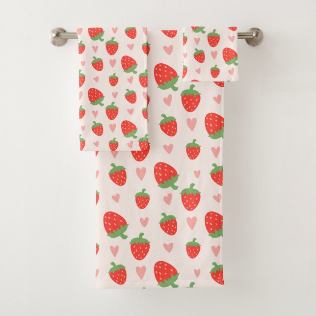 Sweet Strawberries & Hearbath Set (Insitu)