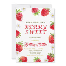 Sweet Strawberry Baby Dusche