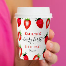 Sweet Strawberry Berry First 1st Birthday