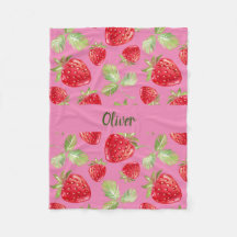 Sweet Strawberry Blanket für Berry Lovers