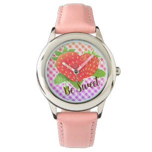 Sweet Strawberry eWatch Armbanduhr