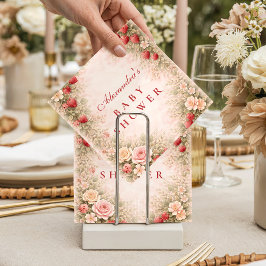 Sweet Strawberry Garden Serviette