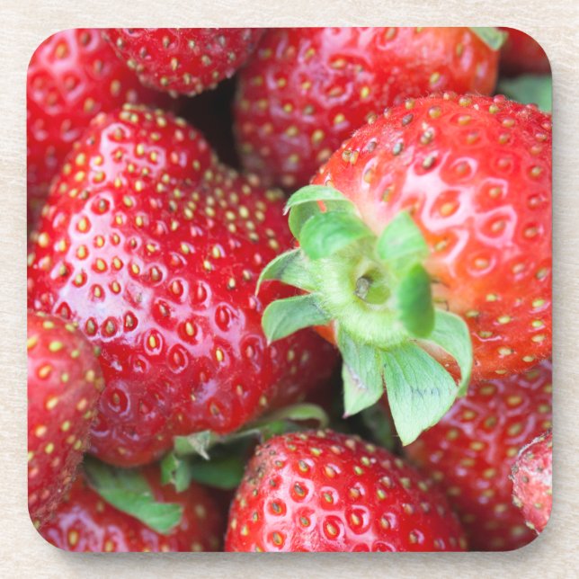 Sweet Strawberry Untersetzer (Vorderseite)