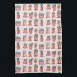 Sweet succuled cacti Aquarelltuch Geschirrtuch<br><div class="desc">Dekorieren Sie Ihre Küche mit diesem lustigen Aquarelltuch. Macht ein großartiges Hauswärme- oder Hochzeitsgeschenk! Sie können ihn anpassen und auch Text hinzufügen. Karo in meinem Shop für viel mehr Farben und Muster!</div>