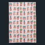 Sweet succuled cacti Aquarelltuch Geschirrtuch<br><div class="desc">Dekorieren Sie Ihre Küche mit diesem lustigen Aquarelltuch. Macht ein großartiges Hauswärme- oder Hochzeitsgeschenk! Sie können ihn anpassen und auch Text hinzufügen. Karo in meinem Shop für viel mehr Farben und Muster!</div>