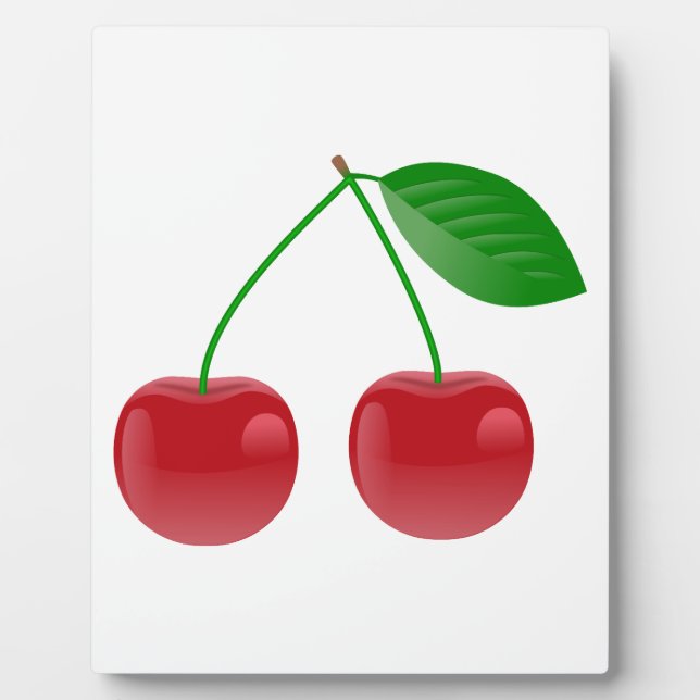 Sweet Summer Cherry Red Fotoplatte (Vorderseite)