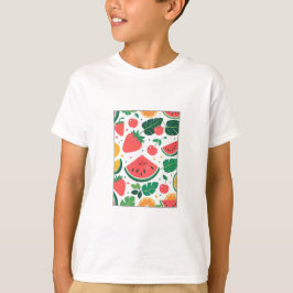 Sweet Summer Fruits Design T-Shirt