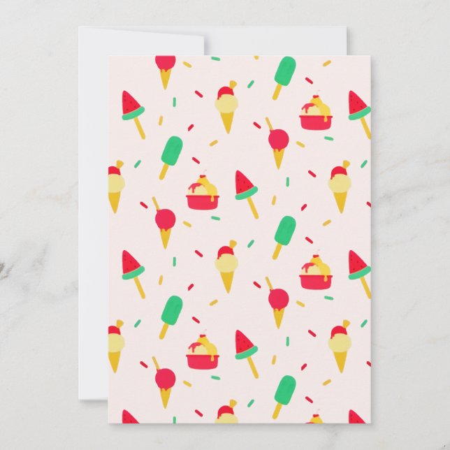 Sweet Summer Fun Rainbow Ice Ankündigung (Vorderseite)