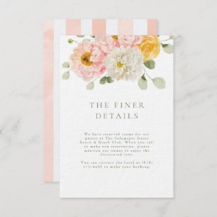 Sweet Summer Garden Wedding Details Umschließung Einladung