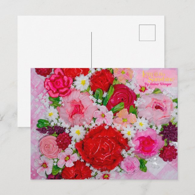 "Sweet Summer Love" Postkarte (Vorne/Hinten)