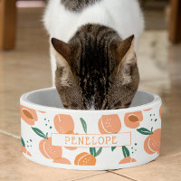 Sweet Summer Peach Muster | Monogramm Bowl