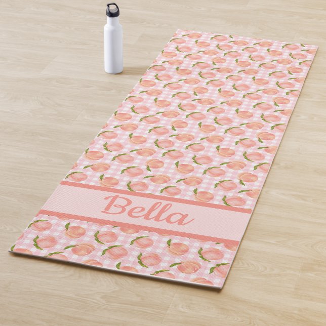 Sweet Summer Peach Muster Yogamatte (Beispiel)