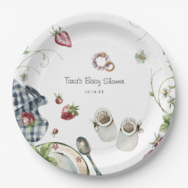 Sweet Summer Picnic | Baby Shower Paper Plate Pappteller