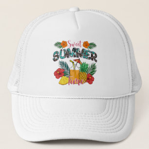 Sweet Summer Time Beach Tropeninsel Truckerkappe