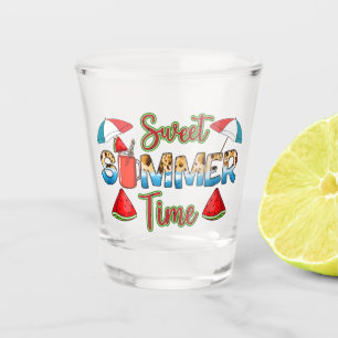 Sweet Summer Time Farbenfrohe Wassermelone Schnapsglas