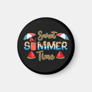 Sweet Summer Time   Farblich   Wassermelone Magnet