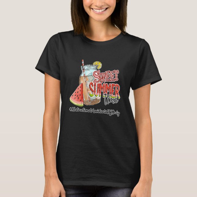 Sweet Summer Time Instructors Off Du T-Shirt (Vorderseite)