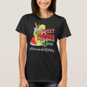 Sweet Summer Time Lemonade Principal Off Duty Summ T-Shirt