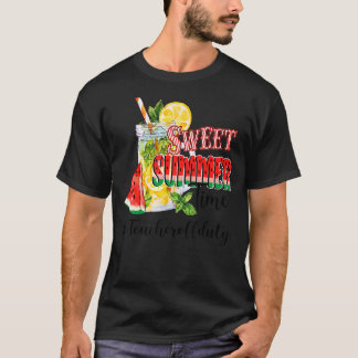 Sweet Summer Time Teacher Off Duty Summer T-Shirt