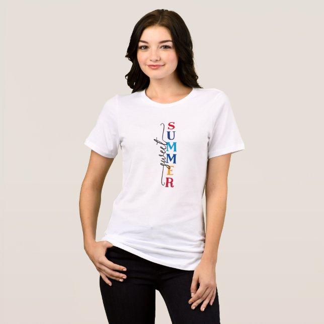 Sweet Summer Tri-Blend Shirt (Vorderseite voll)