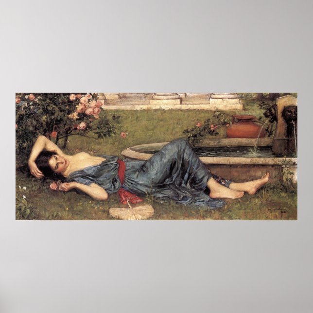 Sweet Summer von John William Waterhouse - 1912 Poster (Vorne)