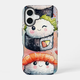 Sweet Sushi Trio - Anime-Handyhülle iPhone 16 Hülle