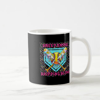 Sweet Swing Softball Zuhause Plättchen mit Eis Cre Kaffeetasse