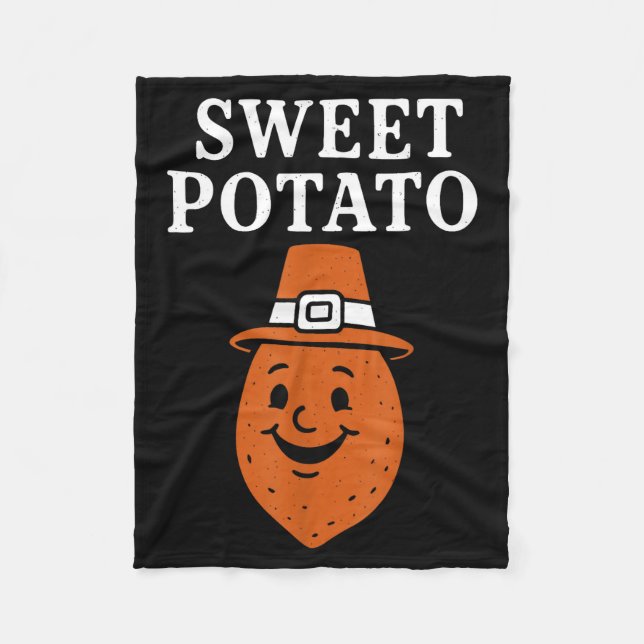 Sweet Tato And Kind Of Rude Tato  Fleecedecke (Vorderseite)