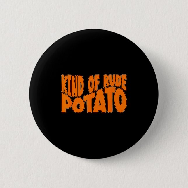 Sweet Tato And Kind Of Rude Tato, Thanksgiving Cou Button (Vorderseite)