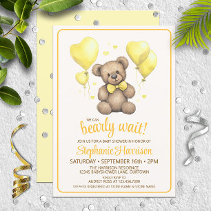 Sweet Teddy Bear Baby Dusche Einladung