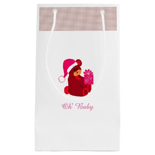 Sweet Teddy Bear mit Gegenwart Kleine Geschenktüte (Vorderseite)