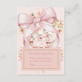 Sweet Teddy Bear Nursery Floral Insert