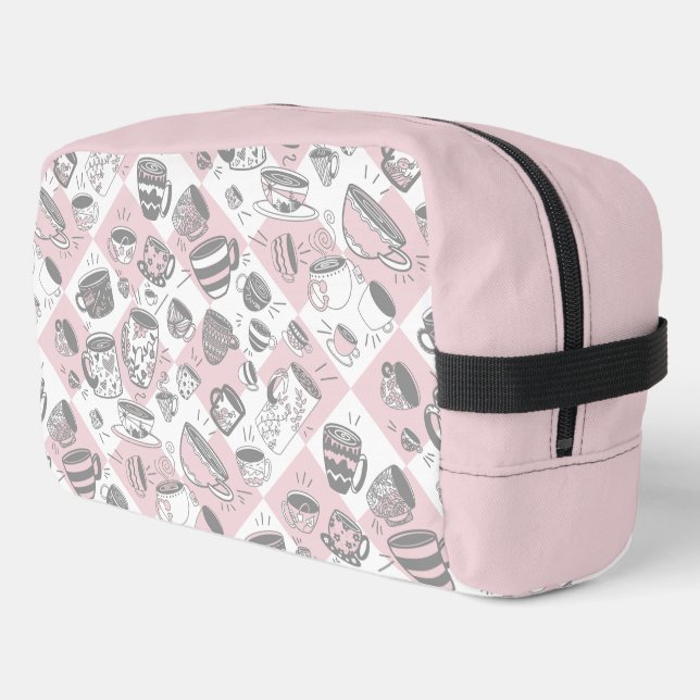 Sweet Tee Print Cut Nähtasche Waschbeutel (Linke Seite)