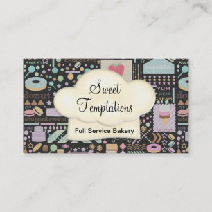 Sweet Temptations Bakery Boutique Visitenkarte