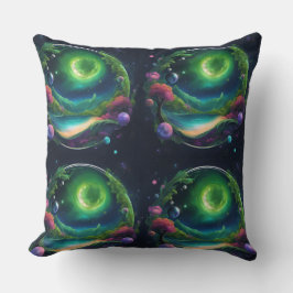 Sweet Throw Kissen mit kosmischem Design