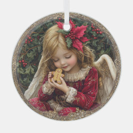Sweet Tidings – Angel of Holiday Wonder Ornament Aus Glas