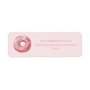 Sweet Time Pastel Pink Donut Geburtstag