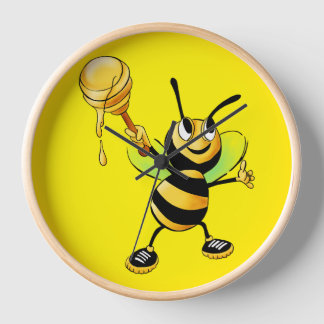 Sweet Time with Our Honey Bee Clock! 🍯🐝 Uhr