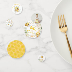 Sweet to Bee ONE' 1. Geburtstag Konfetti