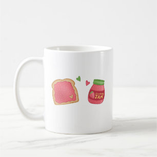 Sweet Toast und Strawberry Jam Kaffeetasse