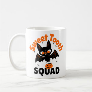 Sweet Tooth Squad Halloween-Tasse – Fledermaus mit Kaffeetasse